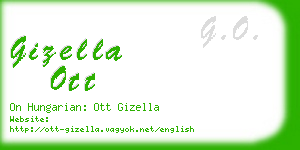 gizella ott business card